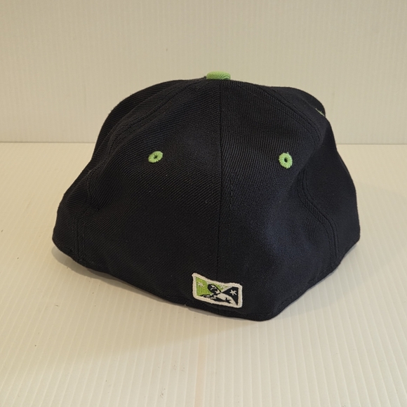 Men's New Era Navy Hillsboro Hops Authentic Collection 59FIFTY Fitted Hat Size 7 - Picture 6 of 14